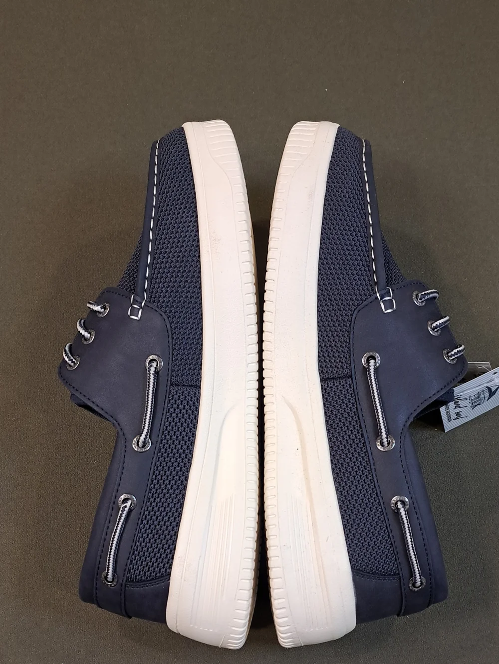Island Surf Arnalt 3 Eyelet Men’s Boat Shoe - Color: Navy - Size: 11.5